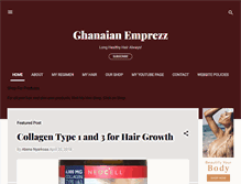 Tablet Screenshot of ghanaianemprezz.com
